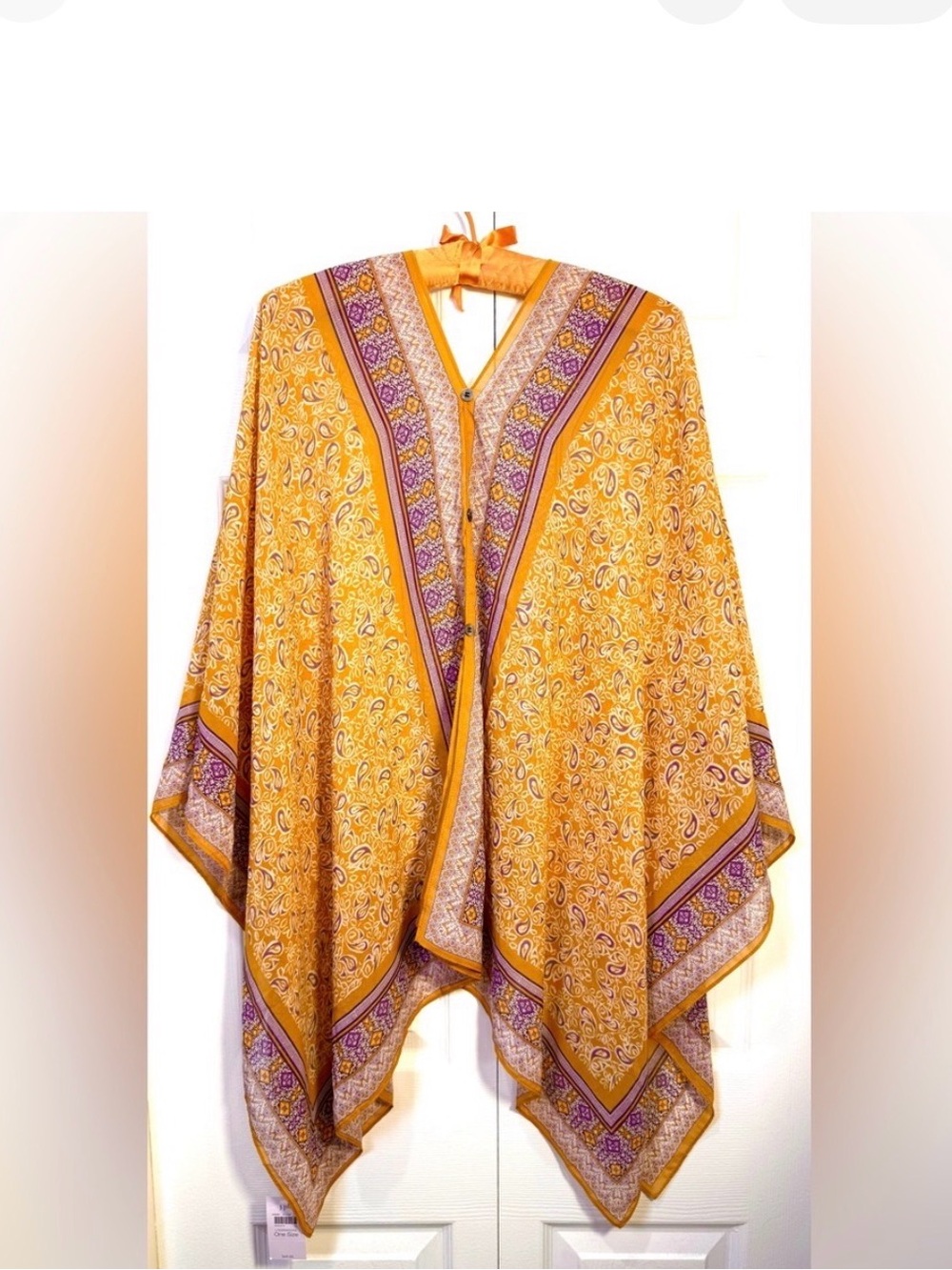 J.Jill Paisley Print Open-Front Kimono Cardigan – Size XS